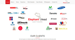 Desktop Screenshot of elephantheadsoft.com